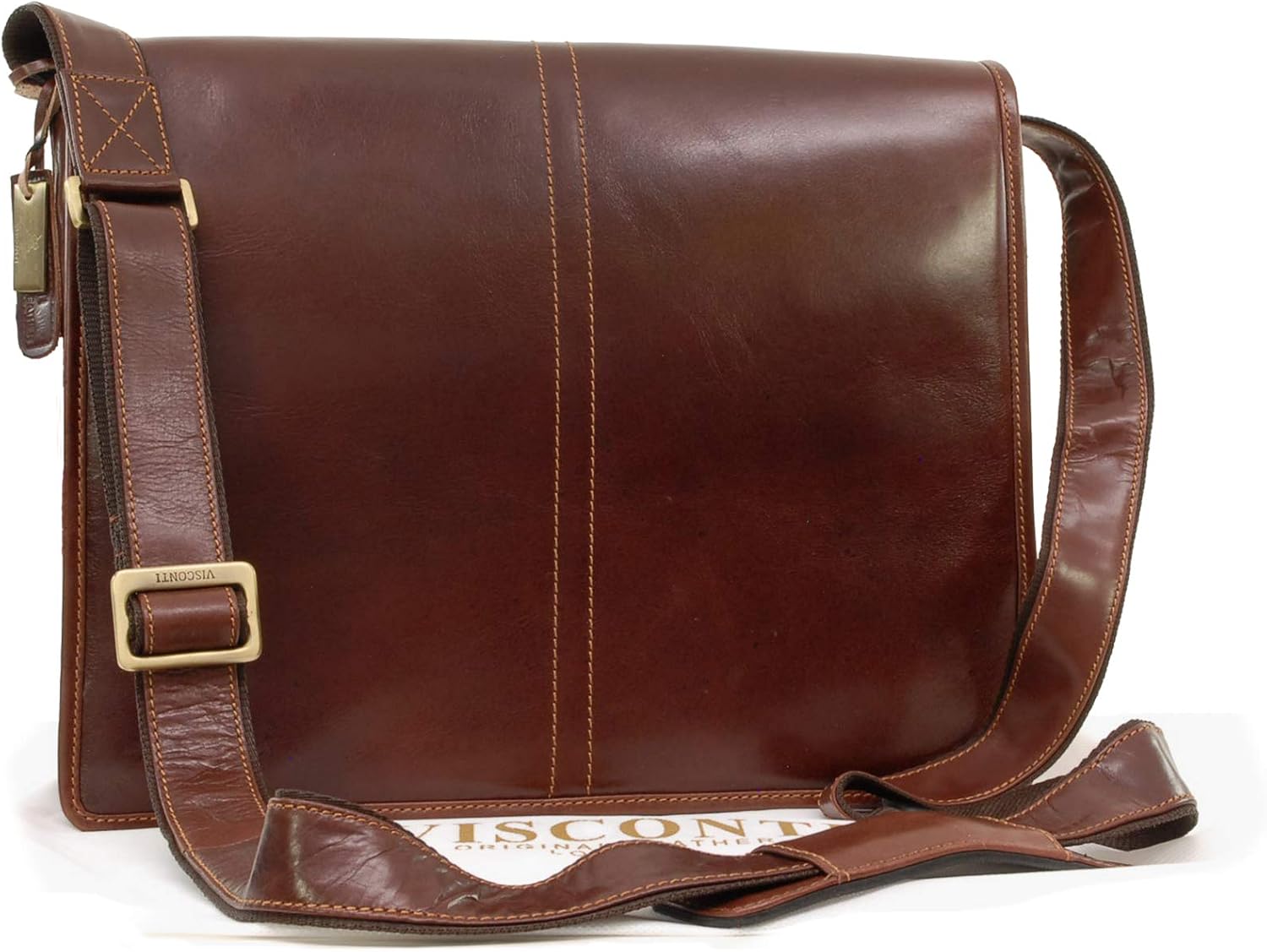 aldo leather messenger bag