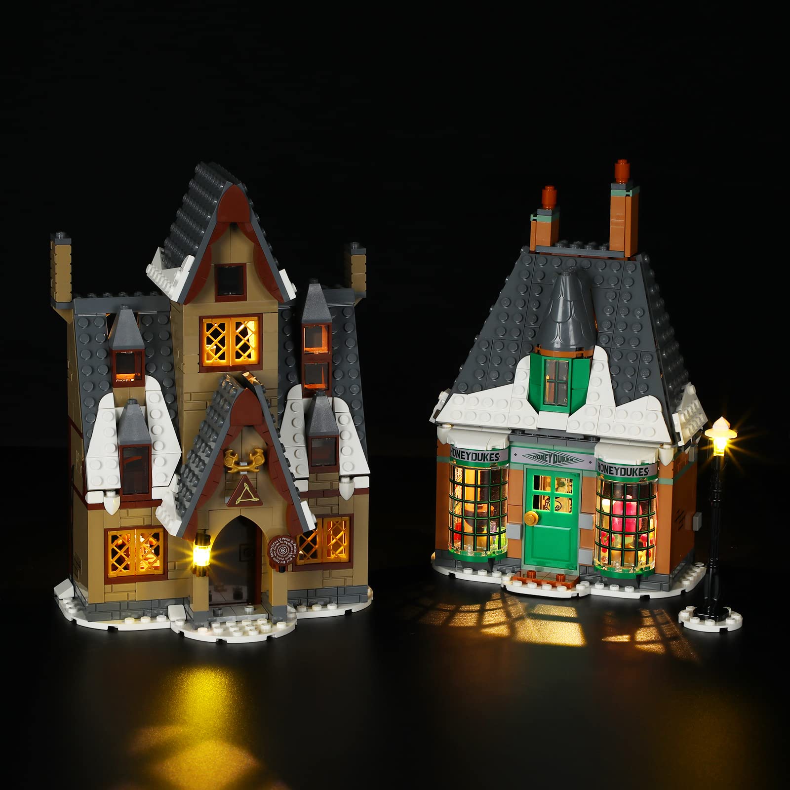 GEAMENT LED Light Kit Compatible with LEGO Harry Potter Hogsmeade Village Visit - Lighting Set for Harry Potter 76388 (Building Set Not Included)