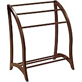 Winsome Wood Blanket Rack, Antique Walnut
