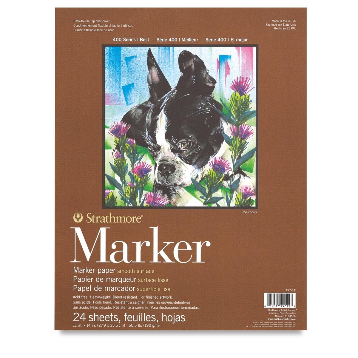 Strathmore Marker Paper Pad 11 x 14-inch, Multi-Colour, 35.82 x 27.94 x 0.64 cm