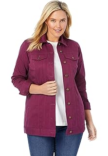 woman within jean jacket