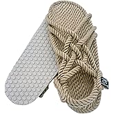 Nomadic State of Mind JC Rope Sandals, Handmade Shoes with Non-Slip Sole, Men Women Unisex, Lightweight Vegan Sandals