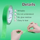 Udewo 3 Rolls Green Low Tack Masking Tape 24mm x 20m Painters Tape for view 4