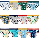 Cogindss Xmrlvn Toddler Underwear Boys Briefs for Boys Cute Cartoon,12 Pack