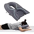 Beatvive Face Down Pillow for Sleeping, Prone Pillow for Vitrectomy or Retinal Surgery, Adjustable Height Prone Prone Pillow Face Down Sleep, Retina Lying Pillow Eye Surgery Recovery (Square Gray)
