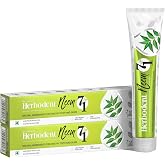 Herbodent&reg; NEEM 7 in 1 Toothpaste- 6.53oz/185g Pack of 2 | with Xylitol | Not just Neem but Neem 7 in 1, Cavity Protection, Excellent Freshness, Made with natural and organic ingredients