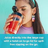 Nutribullet Stainless Steel 400W Juicer Set 10 Pieces 16 oz Black view 7