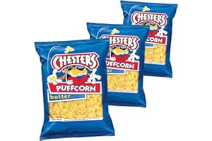 DELIZECO Chesters Butter Puffcorn 3.25 oz (3 Pack)