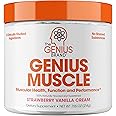 Genius Muscle Builder – Best Natural Anabolic Growth Optimizer for Men & Women | True Weight Gainer Supplement for Steel Phys