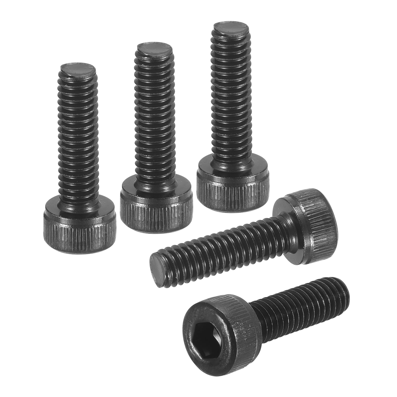 DTGN M4-0.7x14 Socket Head Cap Screws Bolts - 50Pack - Good for Road Bicycle, Mountain Bike, Auto, Motorcycle - Carbon Steel Hex Head Metric Screws, Black