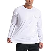 WINNERAIN Men's UPF 50+ Long Sleeve Loose-Fit Lightweight Sun Protection Fishing Hiking Running UV Shirt Rash Guard