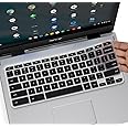 CaseBuy Keyboard Skin Cover for Acer Chromebook Spin 11 311 CP311 C733 R11 C738T 511 512 513/Chromebook 314 514 CB314 CB514 /Chromebook Spin 713 CP713 R13 CB5-312T/Acer Chromebook 14 15 inch, Black