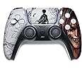 Attackk On Titan Custom PS-5 Controller Wireless compatible with Play-Station 5 Console by BCB Controllers | Proudly Customized in USA with Permanent HYDRO-DIP Printing (NOT JUST A SKIN)