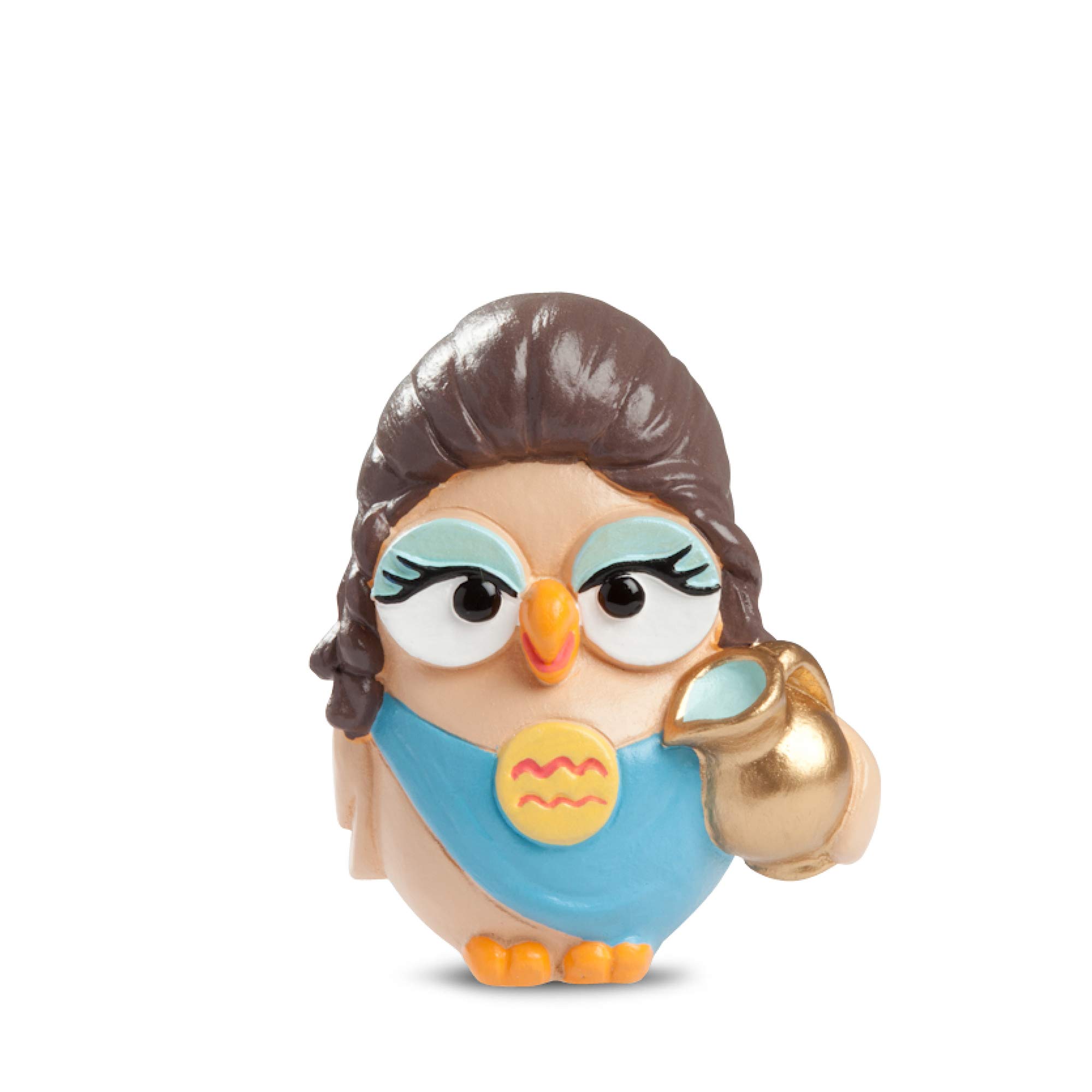 Studio Egan ml18gu/1acq Aquarium Figurine, Ceramic, mutlicolore, 6 x 6 x 8 cm