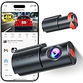 REDTIGER 4K Dash Cam Front, Mini dashcam with WiFi, Anti-Theft Car Camera with Night Vision, WDR, 24H Parking Mode, Loop Reco