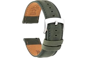 CORROPELLE Leather Watch Bands Quick Release, Vintage Elegant Top Grain Leather Watch Band Straps Replacement for Men and Women, Watch and Smartwatch, Choice of Width - 18mm 19mm 20mm 21mm 22mm