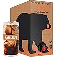 Wandering Bear Organic Hazelnut Cold Brew Coffee On Tap, 96 fl oz - Extra Strong, Smooth, Unsweetened, Shelf-Stable, and Ready to Drink Iced Coffee, Cold Brewed Coffee, Cold Coffee
