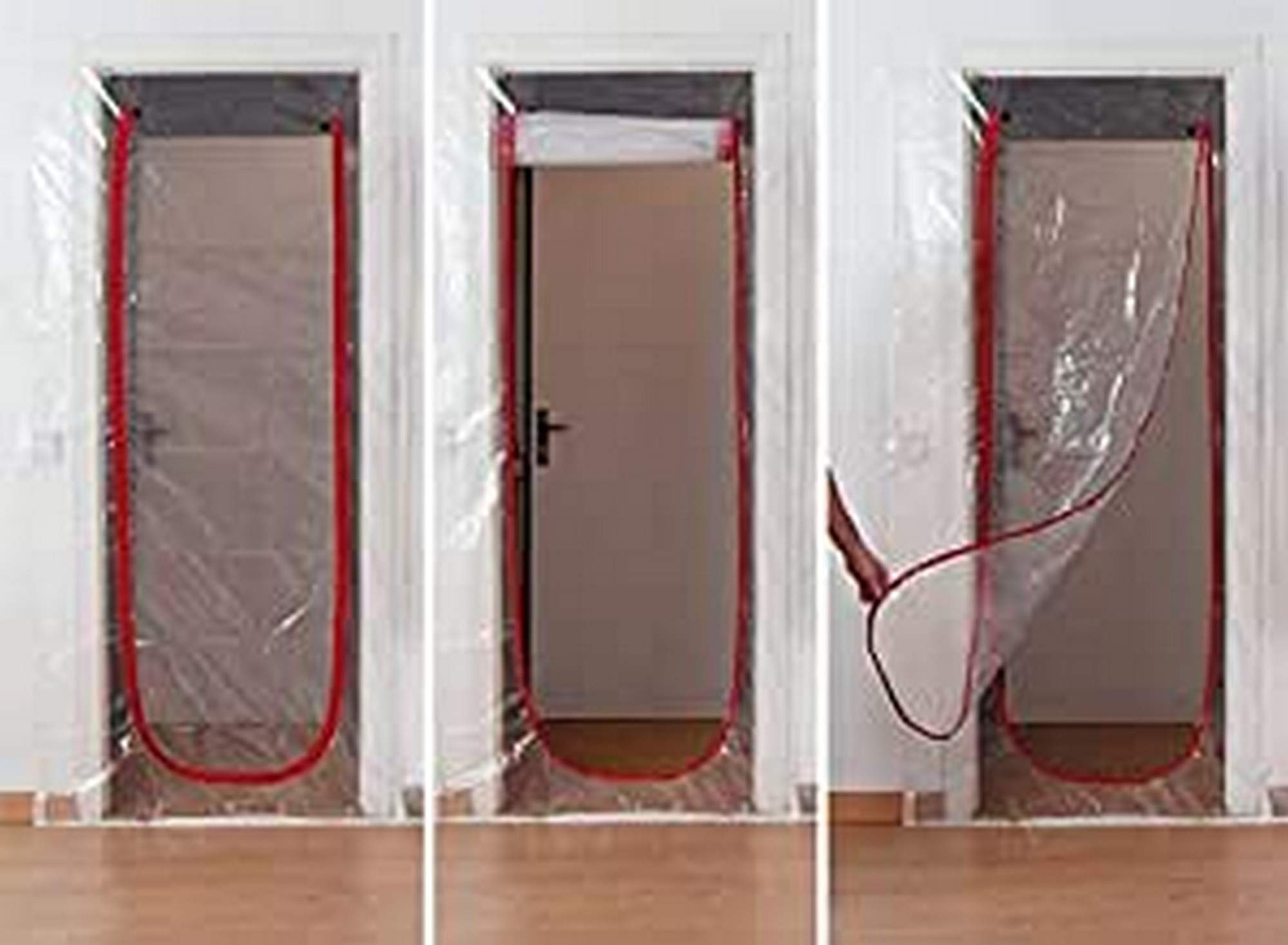 PENTRILO 13224 Insulated Door with Zipper, 1.1 x 2.1 m