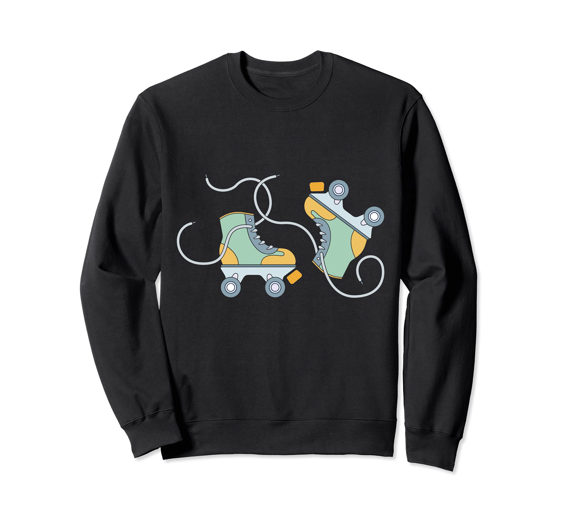 Roller Derby Skates Skate Skateboard Skateboarding Girl Sweatshirt