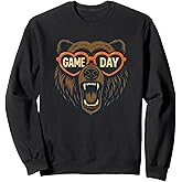 Funny Football Bear Game Day Vintage Shirt Fans Sweatshirt