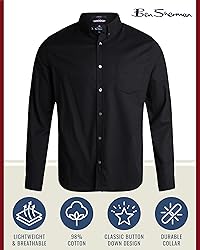 Ben Sherman Men's Button Down Shirt - Regular Fit