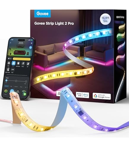 Amazon.com: Govee RGBIC Pro LED Strip Lights, 32.8ft Color