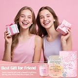 Yalucky Good Friend Iridescent Wine Glass Gift Set with Key Chain Box view 5