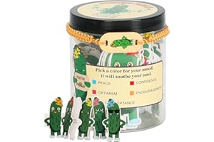 MEBRUDY 90 Positive Pickle Affirmation Cards Jar with NFC, White Elephant Easter Day Gifts for Teenage, Women, Adults, Mom, T