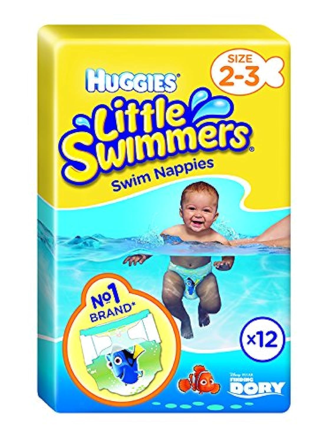 Huggies Little Swimmers Swim Nappies, Size 2/3, 12 Nappies — image 1