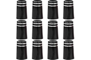 SummerHouse Golf Iron Ferruls Solid Color Black Red Blue Orange with Double Chrome Ring for 0.355'' Tapered 0.370'' Parallel Graphite Steel Shaft