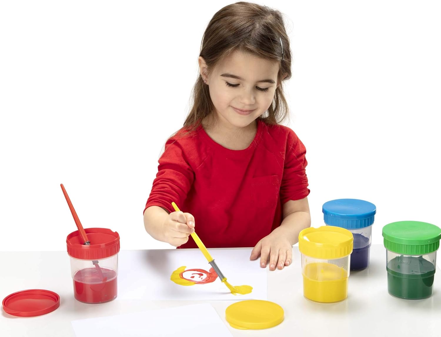 Melissa & Doug Spill Proof Paint Cups, Set of 4: Melissa & Doug: Toys & Games