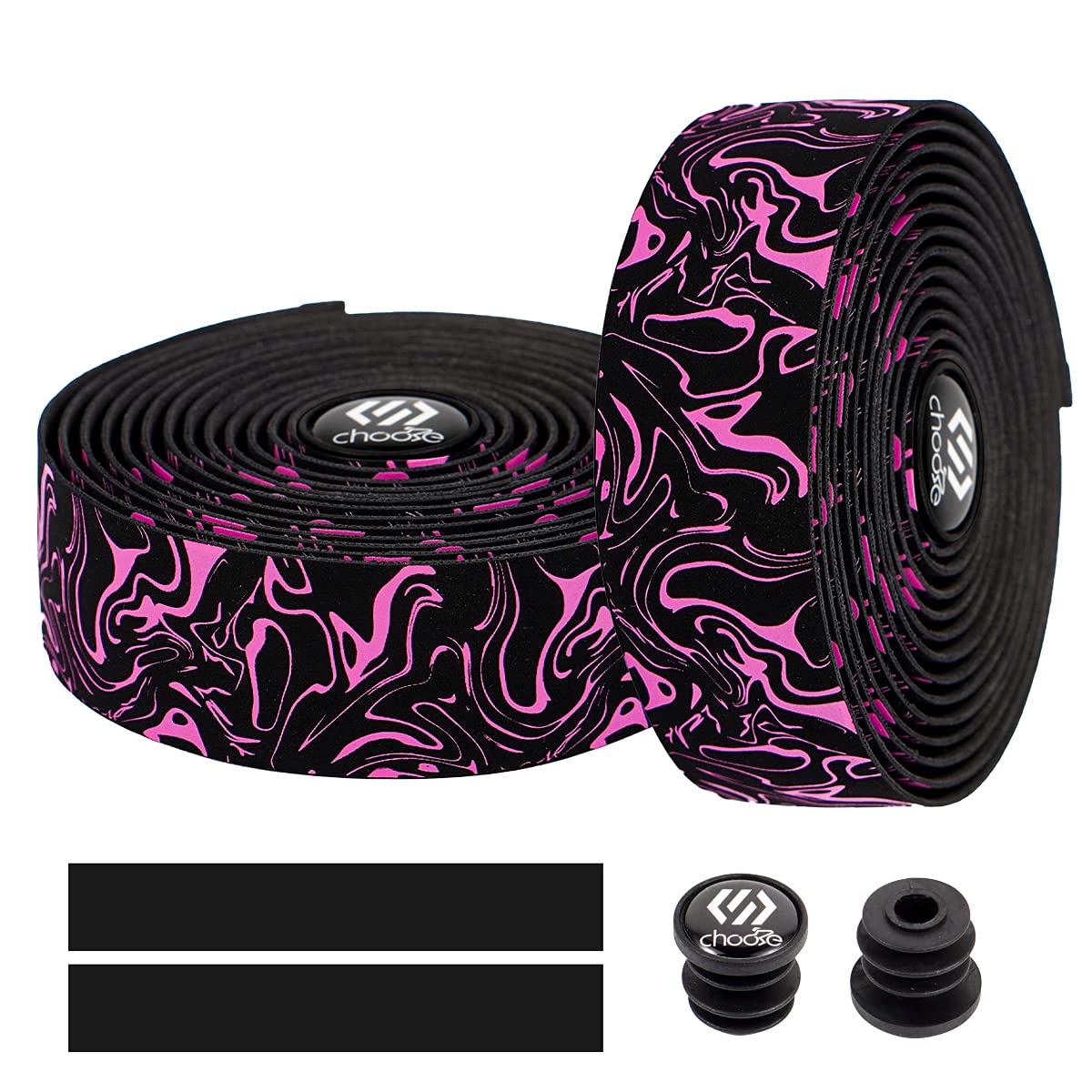 Chooee Road Bike Handlebar Tape,2PCS Bicycle Bar tape,Purple.