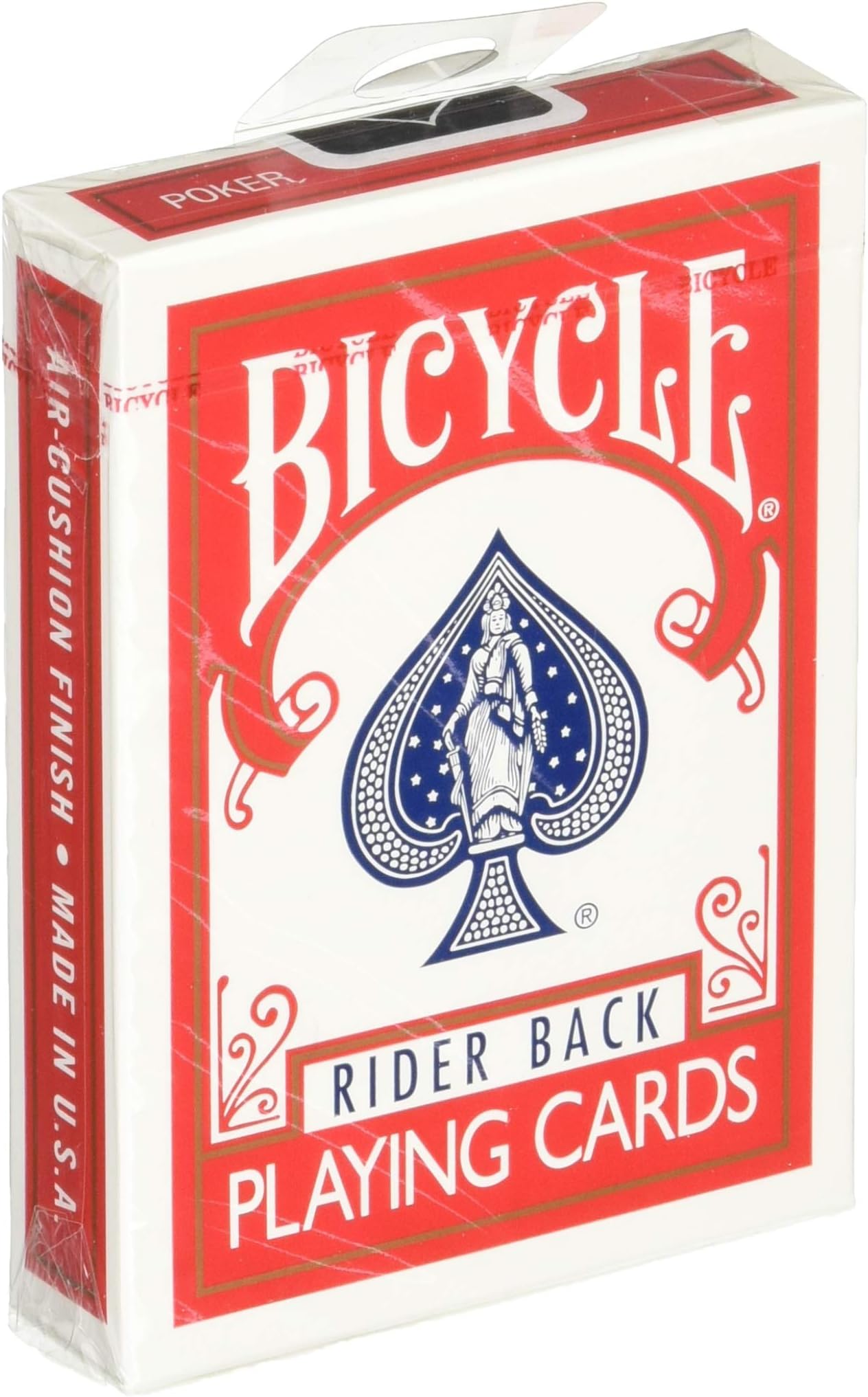 Bicycle Trump rider back red