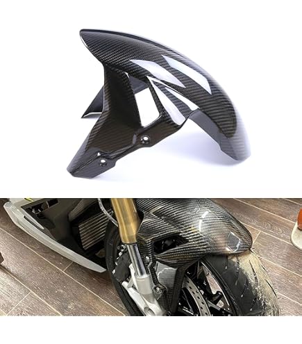Amazon.com: SeppDMV Motorcycle Front Fender Carbon Fiber Hugger