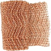 ZHSLDQ Copper Mesh,Pure Copper Wire Mesh, Hole and Gap Filler | Sturdy and Durable, Suitable for Gardens and Houses, Size 3.8" x 40"（1 Roll)