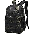 ArcEnCiel 35L Motorcycle Backpack Tactical Military Bag Army Assault Pack Rucksacks with Patch - Rain Cover Included