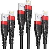 3Pack 10Ft Charger Cable for Long 10 Foot iPhone Charger Cord, Data Sync Fast iPhone USB Charging Cable Cord Compatible with iPhone X Case/8/8 Plus/7/7 Plus/6/6s Plus/5s/5,iPad Mini Case