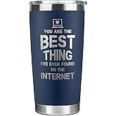 Gifts for Him, Boyfriend, Husband - Boyfriend, Husband Gifts - Anniversary, Valentines, Birthday, Christmas Gift Ideas for Him - Love Romantic Gift Ideas for Him - 20 Oz Stainless Steel Tumbler