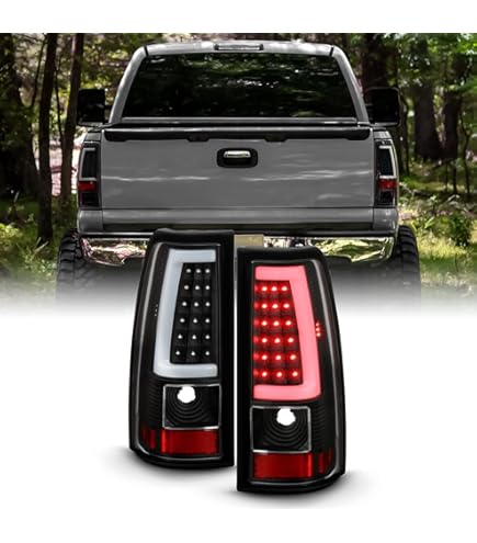 thumbnail interactive-video image 1 of PIT66 LED Tail Lights Replacement Compatible With Chevy Silverado 2003 2006 1 of 11