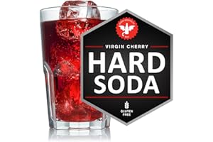 BrewDemon 1 Gal. Hard Cherry Recipe Kit - Makes a Wicked-Good 5.0% ABV Batch of Craft Brewed Hard Soda