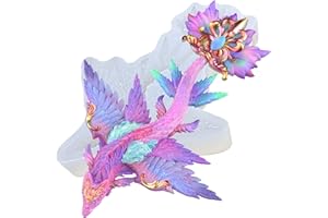 KAKIWYHHH Magical Sky Dragon 3D Epoxy Resin Silicone Mold for Fondant Sugar Craft, Cake Topper Decorating, Polymer Clay, Plaster