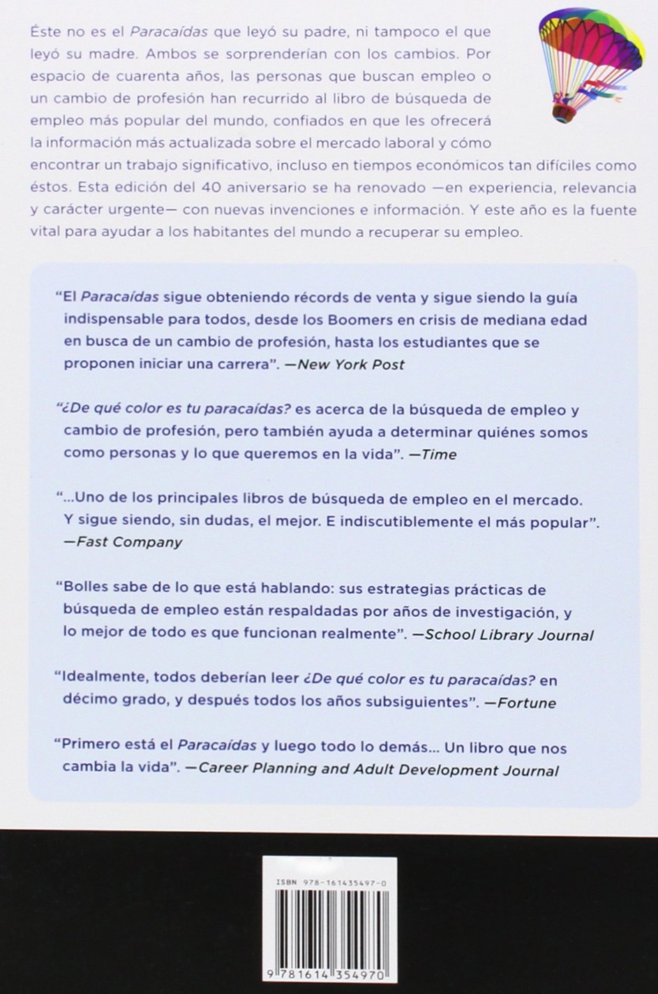 De Que Color Es Tu Paracaidas Un Manual Practico Para