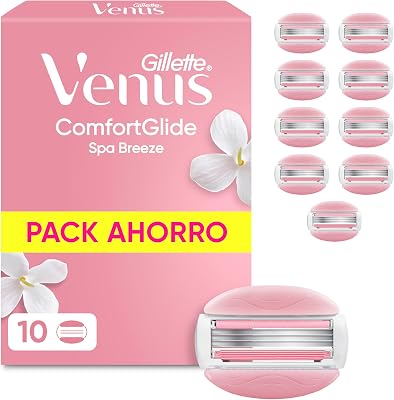 Comfortglide Spa Breeze Cuchillas de Afeitar Mujer, Pack 10