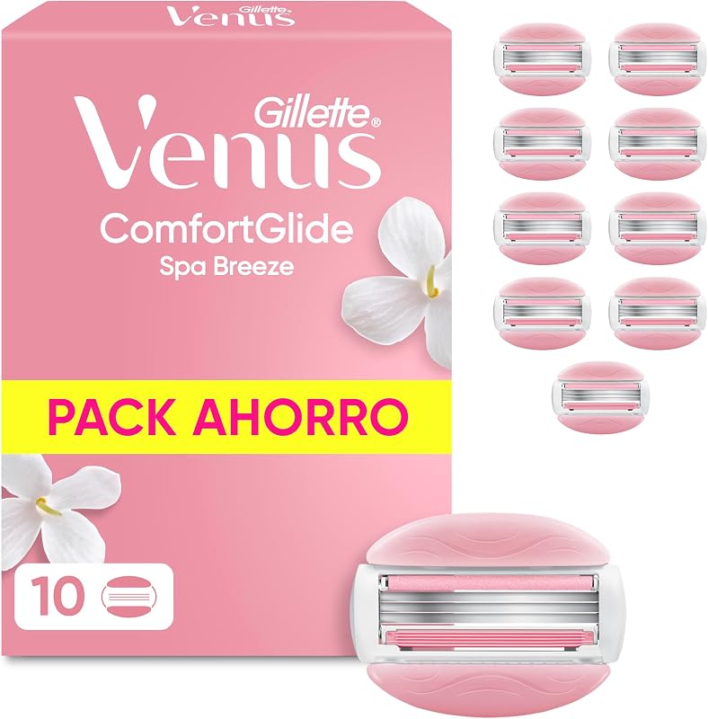 Comfortglide Spa Breeze Cuchillas de Afeitar Mujer, Pack 10
