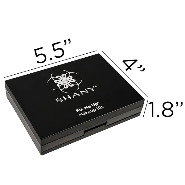 SHANY ‘FIX ME UP’ MAKEUP KIT – COMPACT TRAVEL MAKEUP PORTABLE GIFTABLE ADULT AND TEEN MAKEUP SET EYE SHADOWS, LIP COLORS, BLUSHES, AND APPLICATORS