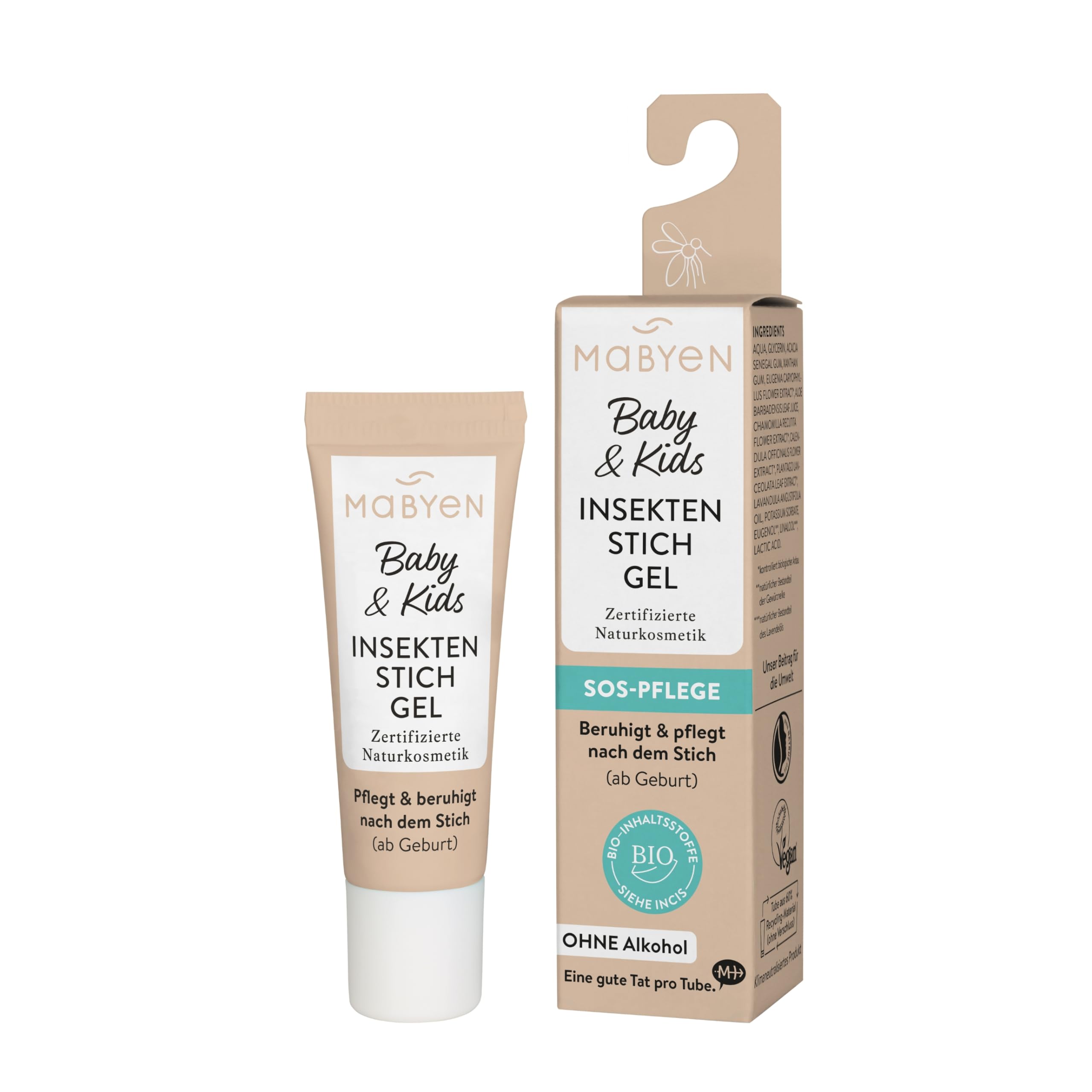 MABYEN Insektenstichgel für Babys und Kinder ab Geburt, alkoholfrei, 2x10ml 8