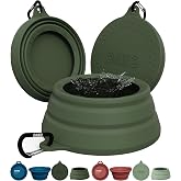 OHMO Spill Proof Collapsible Dog Water Bowl 24oz for Cars, No Splash Portable Bowls for Dog Travel, Dishwasher Safe, Pet Esse