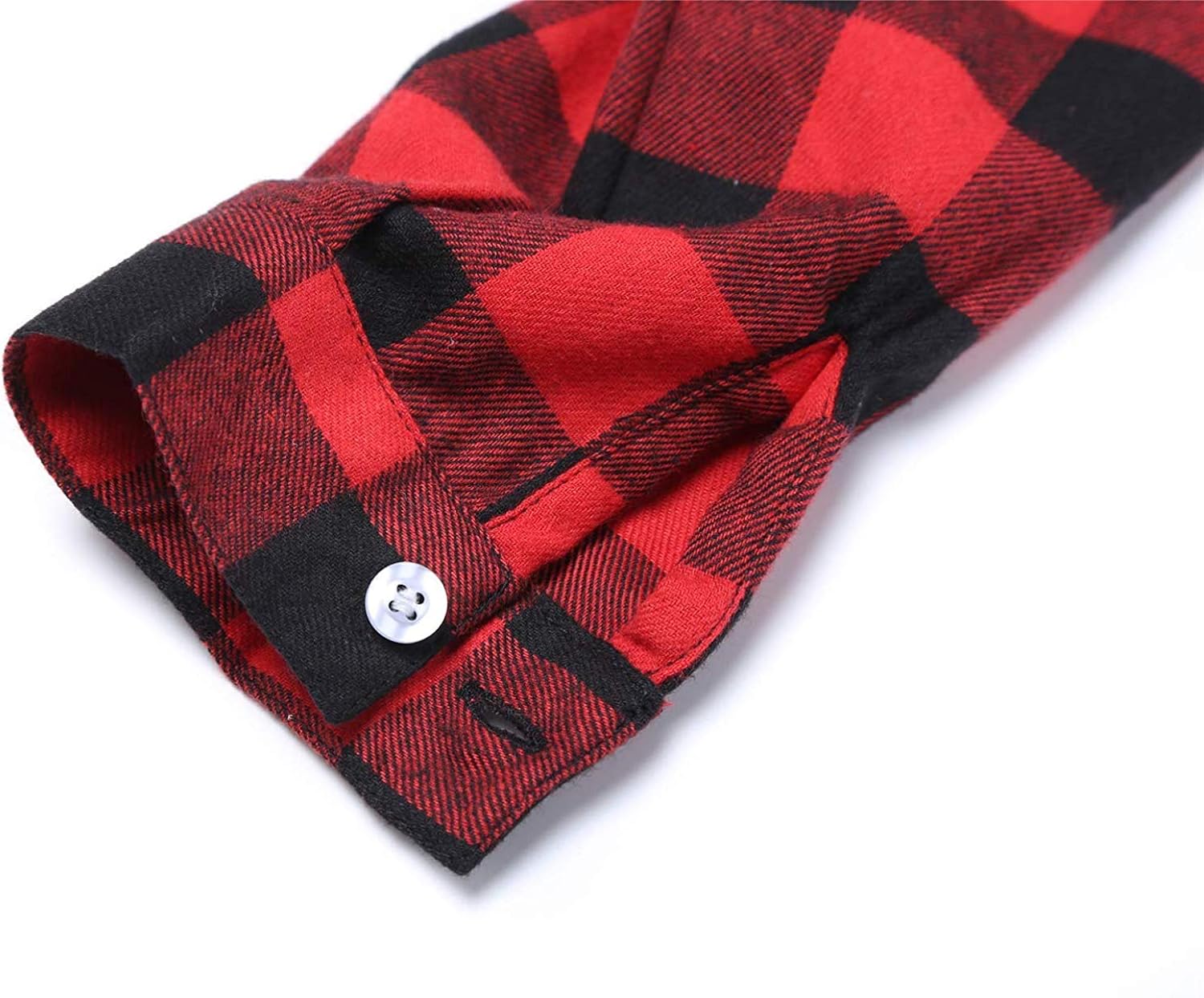 SANGTREE Girls' Women's Button Down Plaid Cotton Tops Shirt, 3 Months - US 2XL: Clothing