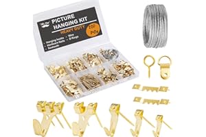 Mr. Pen- Picture Hanging Kit, 220pc, Picture Hangers, Nails for Hanging Pictures, Wall Hangers, Picture Hanging, Picture Hanging Hooks, Frame Hanging Hardware, Picture Hooks, Wall Hanging Kit