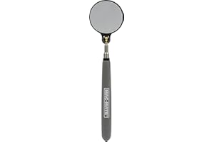 MAG-MATE 309S1 Telescoping Round Glass Inspection Mirror, 36", Steel